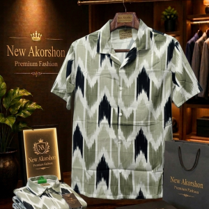 zafran fabric Half Sleeve Print Shirt
