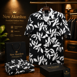 Pure Cotton Half Sleeve Print Shirt